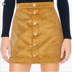 American Apparel Corduroy Skirt